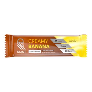 Tilbud: Proteinbar uten tilsatt sukker Creamy Banana kr 20 på Sport Outlet