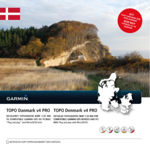 Tilbud: TOPO Denmark v4 PRO, topografisk kart over Danmark kr 650 på XXL Sport