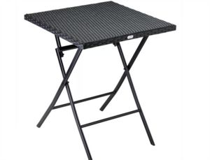 Tilbud: Sammenleggbart bord Roma sort - 73x63x63cm kr 999 på Importpris