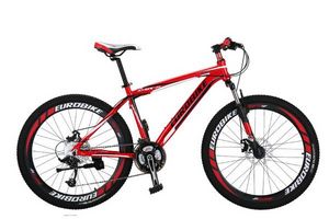 Tilbud: Mountain bike 26" - sykkel med 21 gir - rød kr 2690 på Importpris