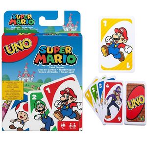 Tilbud: Super Mario Bros. Anime Game cartoon Card UNO Game Family Funny Entertainment Board Game Poker Cards Game childrens toy gifts kr 30,68 på AliExpress
