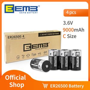 Tilbud: EEMB 4PCS ER26500 C Size Battery 3.6V Lithium Batteries 9000mAh PLC Battery Non-rechargeable for Water Meter Sensor Monitor kr 263,65 på AliExpress