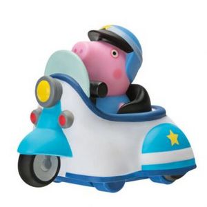 Tilbud: Peppa Gris Mini Buggy - Georg i politimotorsykkel kr 59,9 på Extra Leker