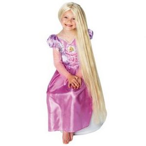 Tilbud: Disney Rapunzel Parykk til Barn 80cm kr 99 på Extra Leker