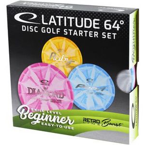 Tilbud: Latitude 64 · Retro Burst Beginner Disc Golf starter sett kr 349 på Intersport