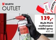 Tilbud fra Würth | Multi plus multismøremiddel spray! | 26.1.2023 - 31.1.2023